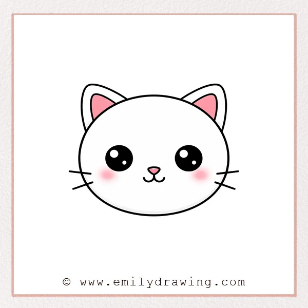 Preview of Cat Face drawing